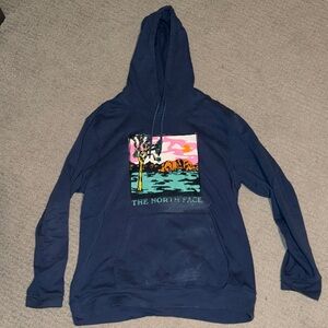 The North Face Men's Navy Graphic Hoodie